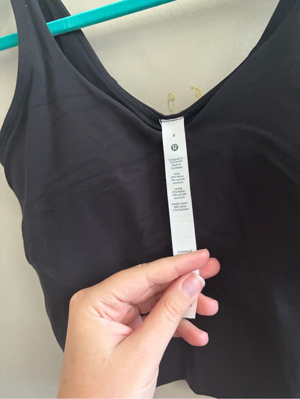 Lululemon Align Tank Black Size 4 - Picture 6 of 6